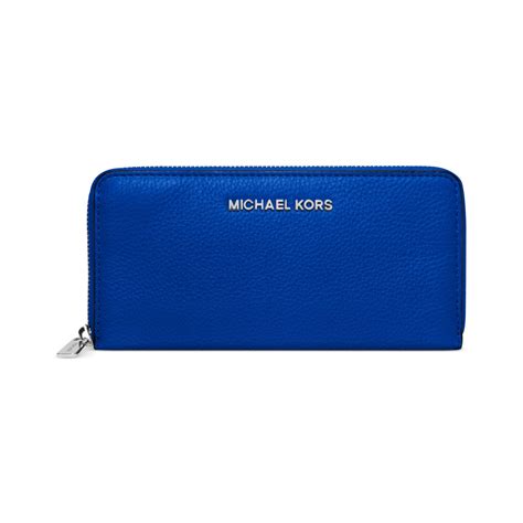 michael kors royal blue wallet|michael kors oversized wallet.